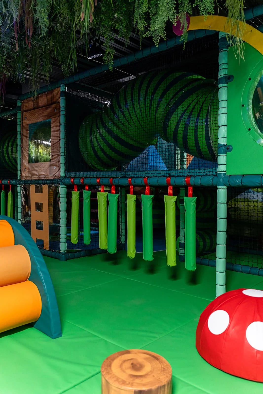 Play Central breakout space at 17&Central food hall, featuring complex layout for corporate events.