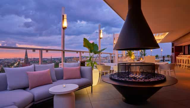 Rooftop venue at THRōW Social DC for premium networking events and VIP cocktail receptions.