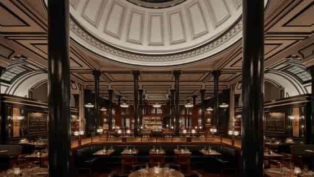 Hawksmoor Spitalfields Bar venue for corporate gala dinner and awards ceremony.