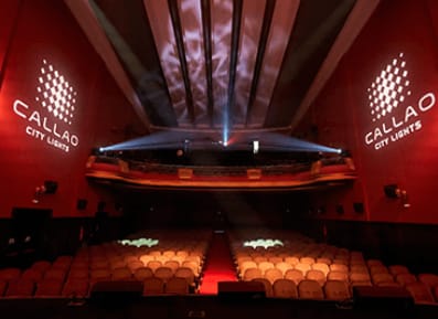 Callao City Lights Amphitheatre: Immersive venue branding for product launches and cinema events.