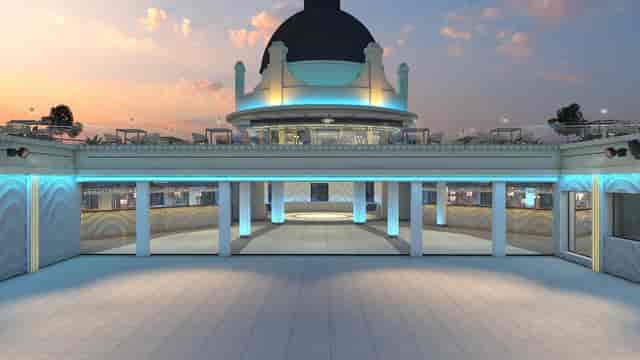 Lírico Rooftop Calderón: High-end outdoor gala venue and welcome reception space.
