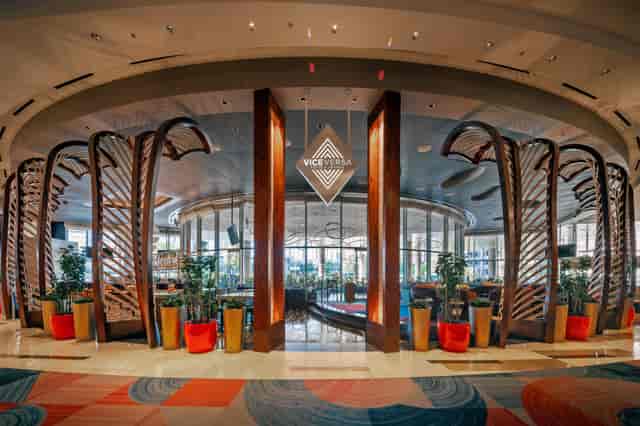 VICE VERSA lounge entrance at Vdara Las Vegas, a contemporary venue for corporate event receptions.