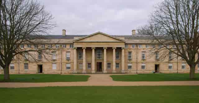Fellows' Garden at Downing College: elegant outdoor venue for corporate events and academic retreats.