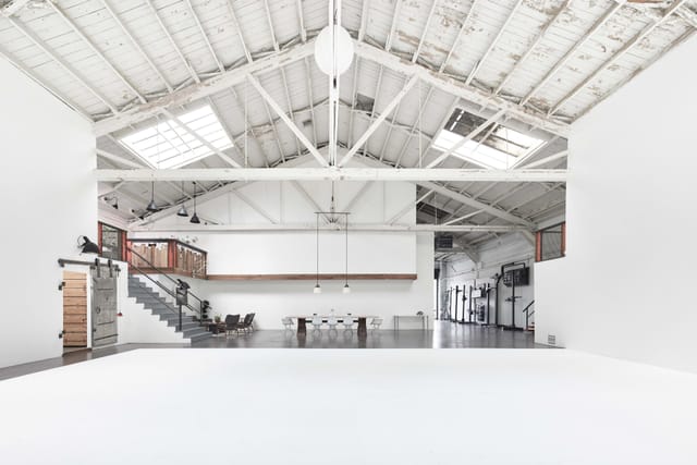 Industrial-chic Studio at Storey’s Field Centre for brand activations and VIP dinner events.