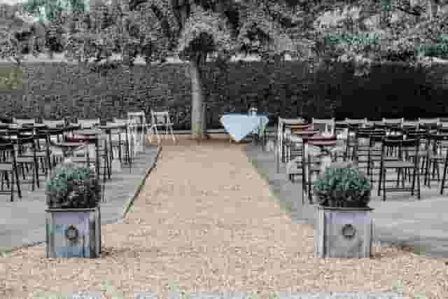 Outdoor courtyard