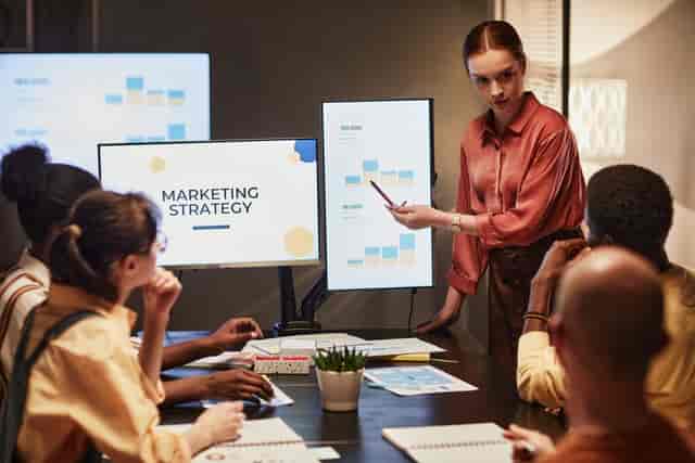 Havelock Board Room: Strategy workshop with multi-screen AV setup for corporate meetings.