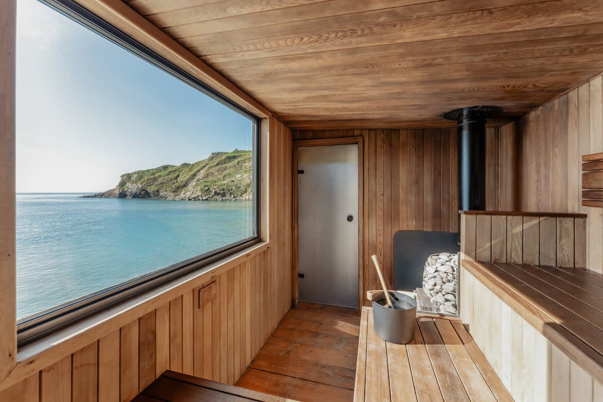 Woodland Sauna & Sanctuary: Luxury wellness retreat and corporate incentive travel space.