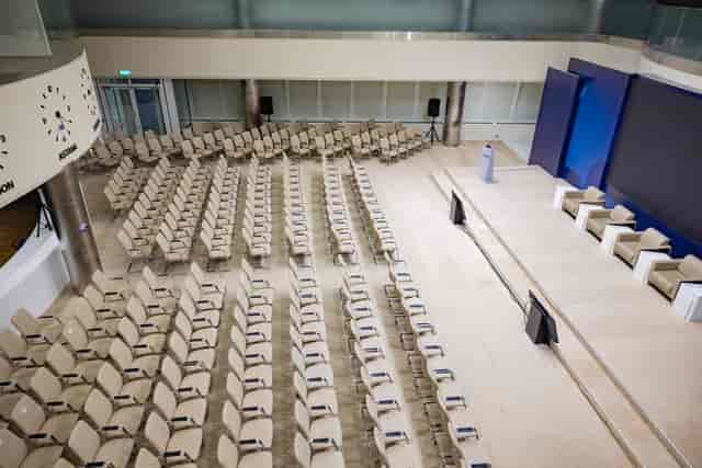 Astana Congress Center theater-style conference hall for corporate events and professional meetings.