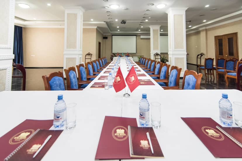 Boardroom at King Hotel Astana: Professional executive meeting space for formal corporate events.