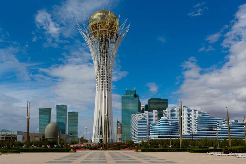 Baiterek Tower event hall interior for modern corporate meetings and incentive travel.