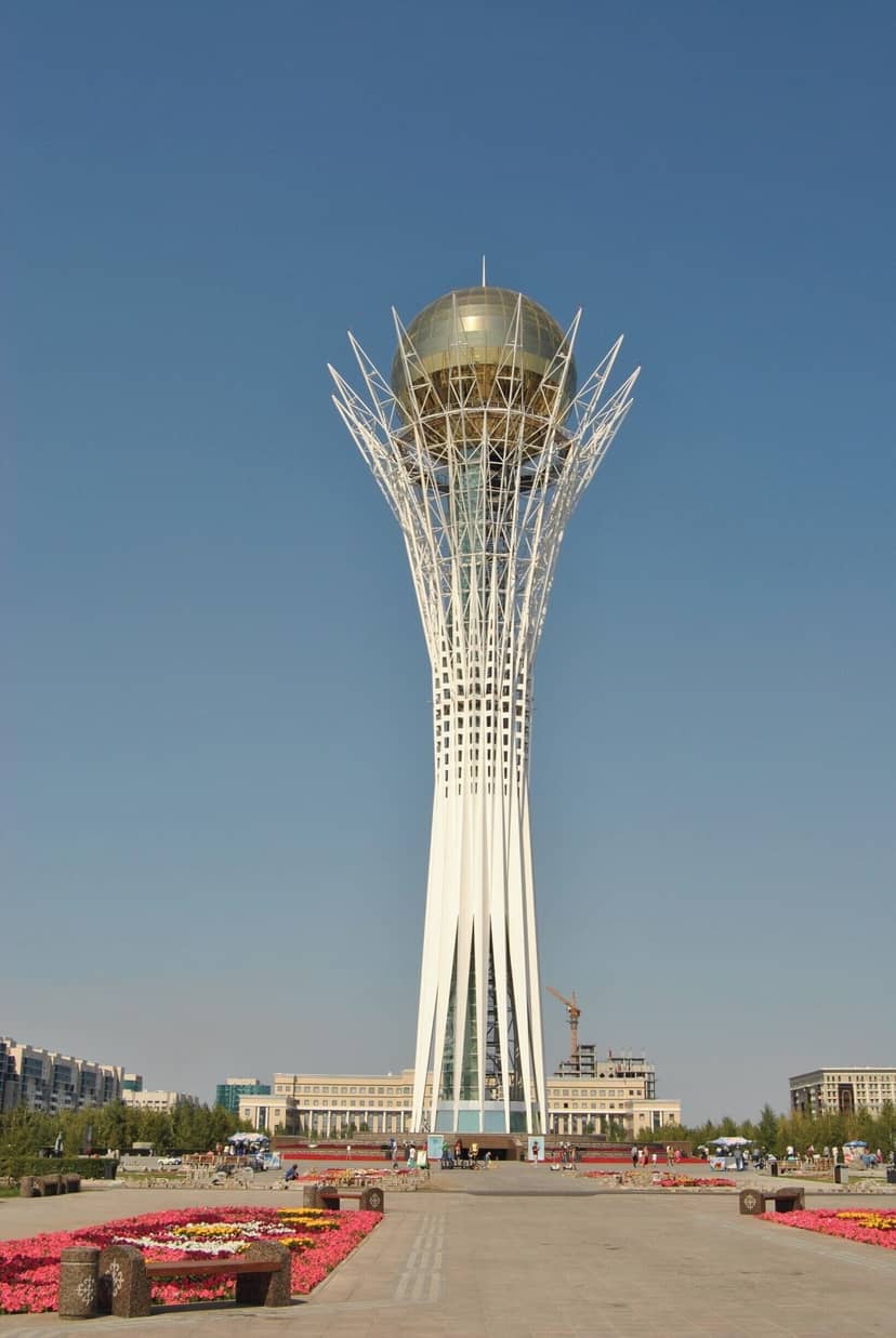 Bayterek Tower mini gallery venue for high-profile corporate events and evening receptions.
