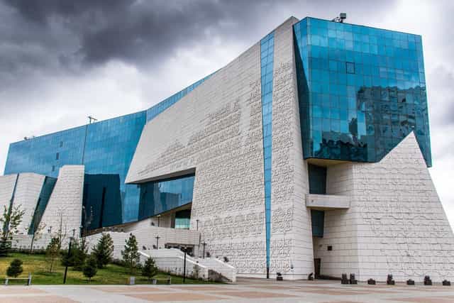 Modern venue at National Museum of Kazakhstan for prestige corporate events and gala dinners.