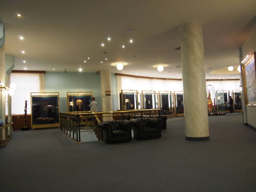 National Museum of Kazakhstan foyer, elegant space for VIP networking and corporate reception.