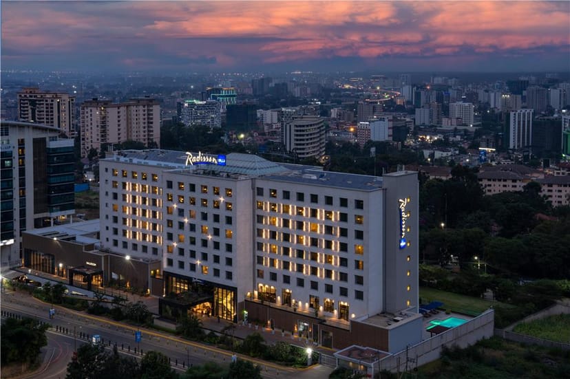 Radisson Blu Nairobi Upper Hill: Luxury hotel exterior for corporate events and business travel.