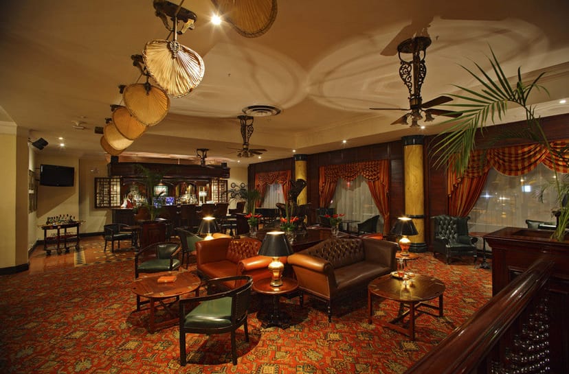 Hemingway lounge at Sarova Stanley Hotel for VIP networking and intimate breakout event spaces.
