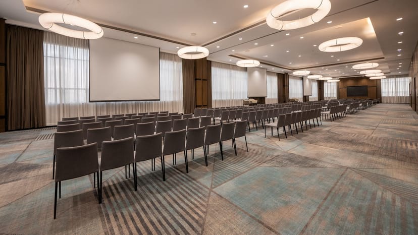 Regency Ballroom theater-style setup for corporate events and professional conferences in Nairobi.