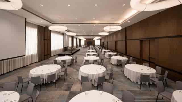 Hyatt Regency Nairobi Westlands ballroom set for gala dinner and professional corporate conference.