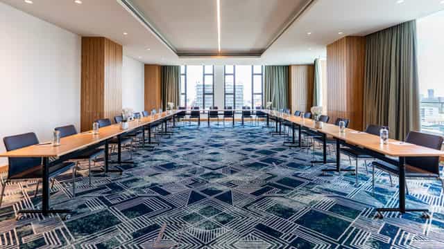 U-shape meeting room in Hyatt Regency Nairobi Westlands for corporate conferences and seminars.
