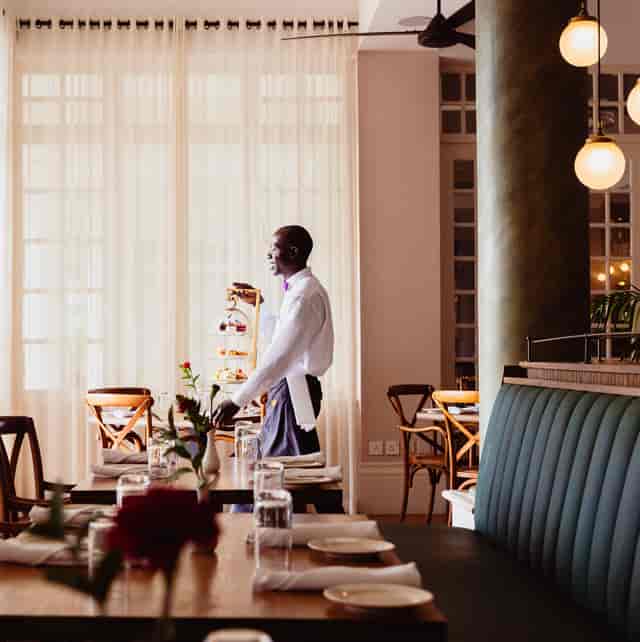 Luxury afternoon tea service at Hemingways Nairobi for VIP events.