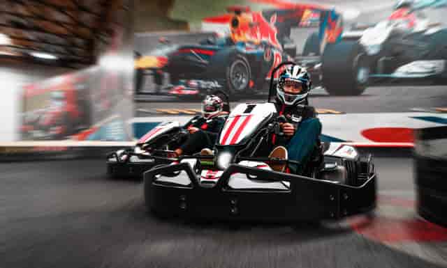 The Race Lounge at Capital Karts Star City: high-energy corporate team building event venue.