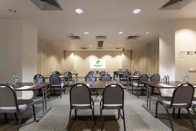 U-shaped meeting room at Holiday Inn Tbilisi, ideal for corporate workshops and training sessions.