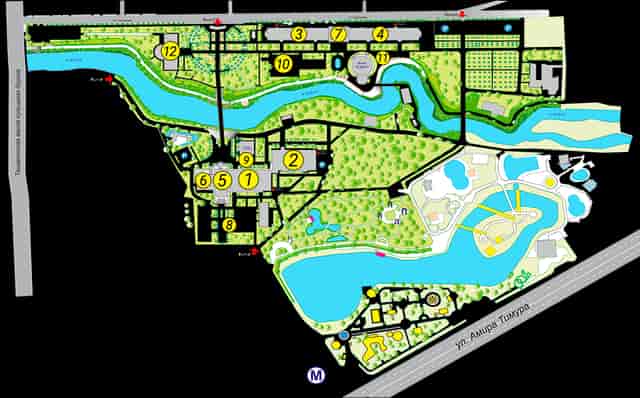 UzExpoCenter Pavilion 1 site map for event navigation and trade show logistics.