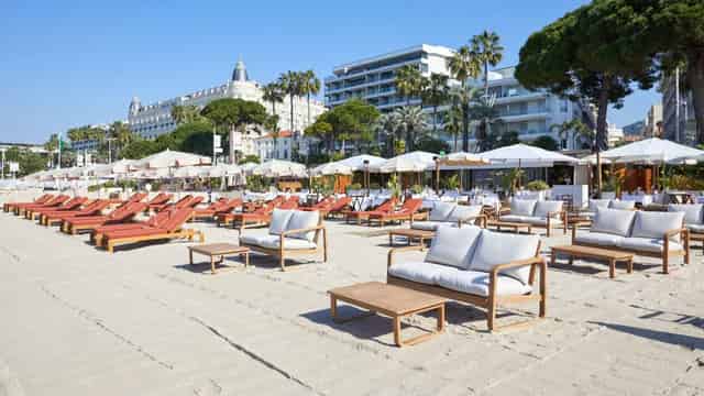 Private Beach Venue on La Croisette