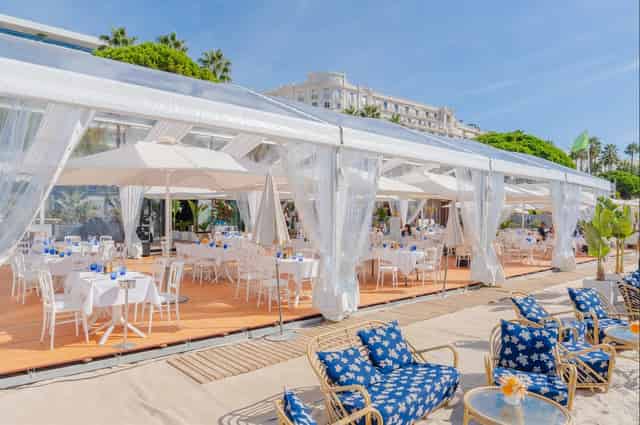Private Beach Venue on La Croisette