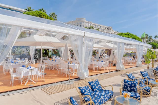 Private Beach Venue on La Croisette