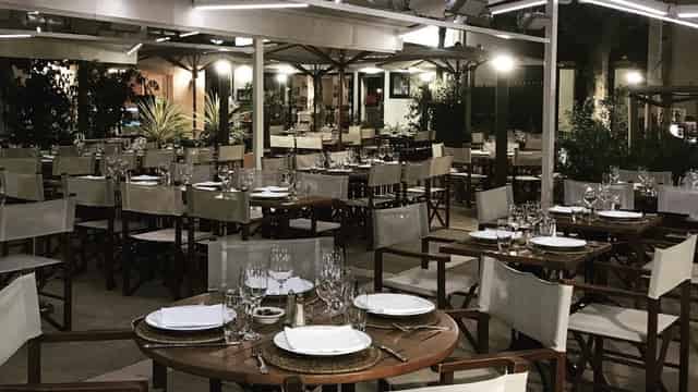 Sheltered terrace