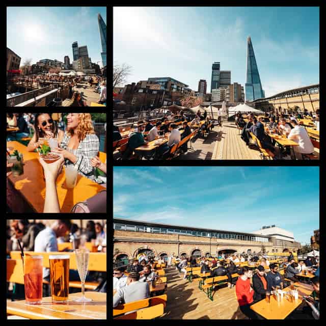 Vinegar Yard Mezzanine Terrace and Backyard (Half Venue Hire)