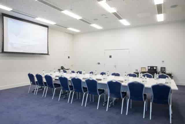 U-shape boardroom at PANAM for corporate meetings and professional presentations.