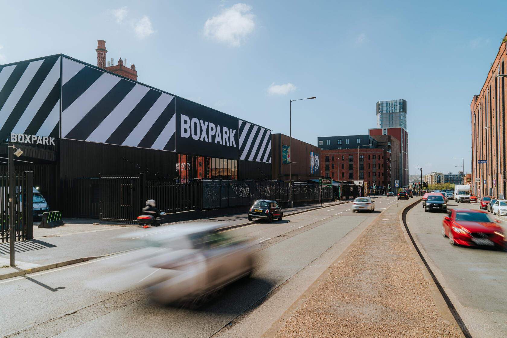 BOXPARK Liverpool industrial venue for experiential marketing and networking events. - Banner