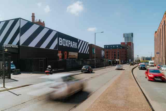 BOXPARK Liverpool industrial venue for experiential marketing and networking events.