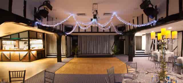 Stable Inn banquet hall with dance floor for weddings and corporate events.