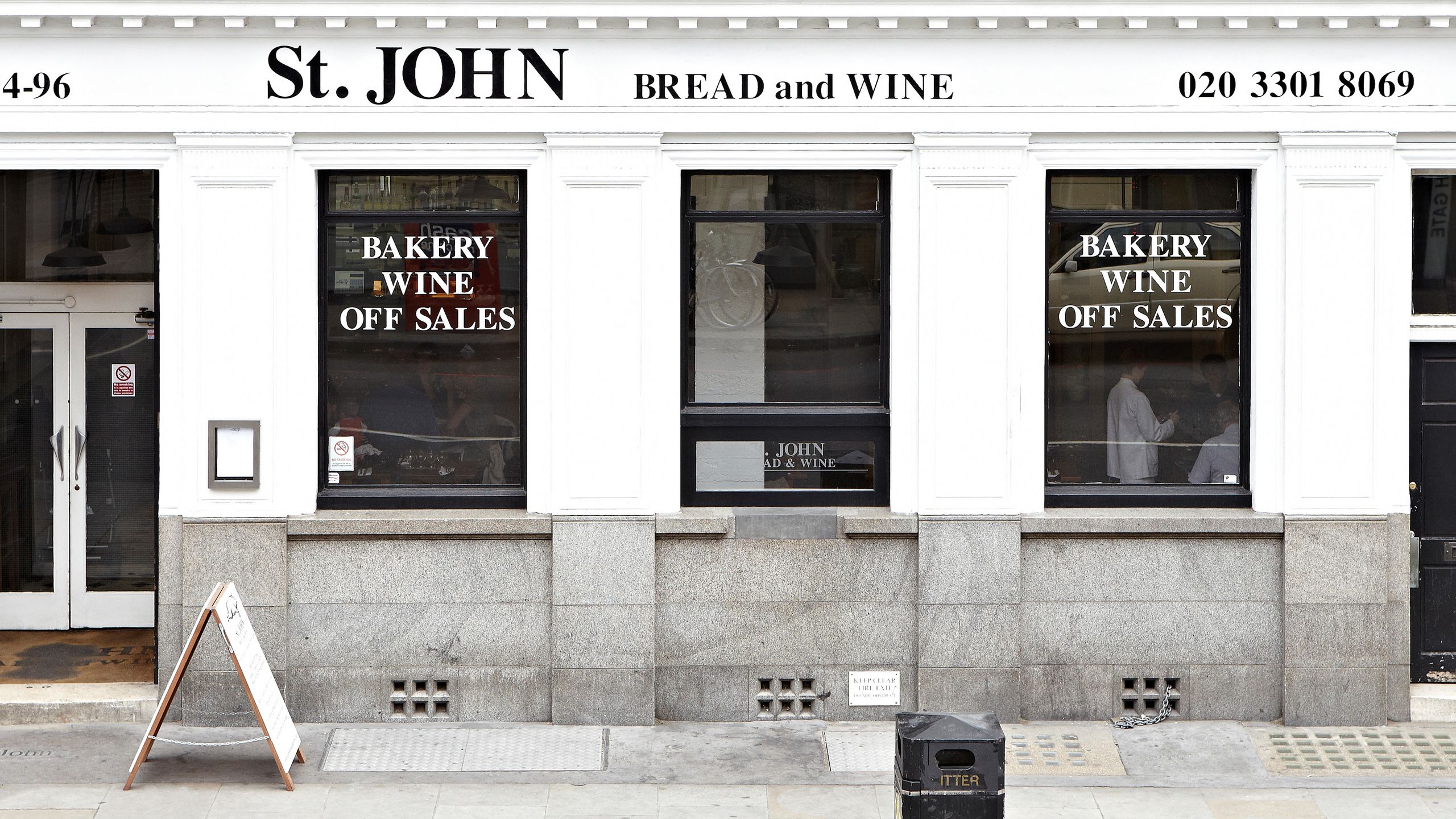 St. JOHN Bread & Wine storefront: premium venue for intimate networking events.