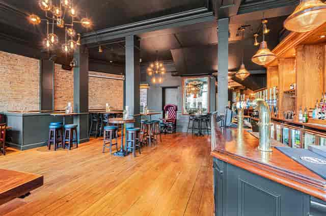 Lounge Bar at The Castle Farringdon: atmospheric networking space for after-work events.