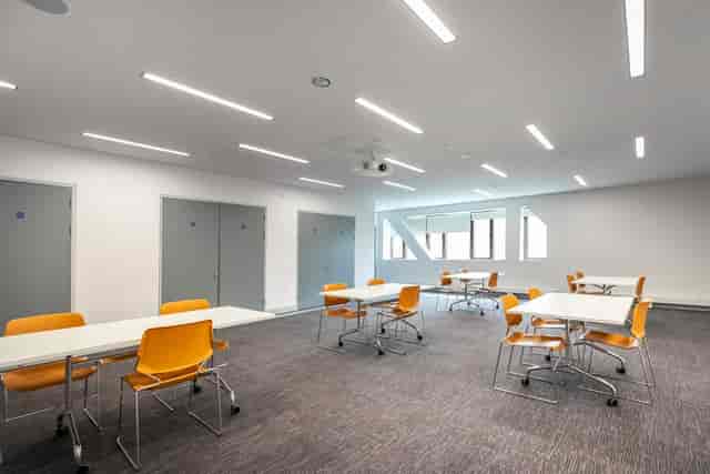 DCU St. Patrick's Campus meeting room with flexible seating for corporate workshops and training.