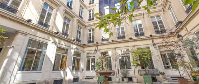 Paved inner courtyard