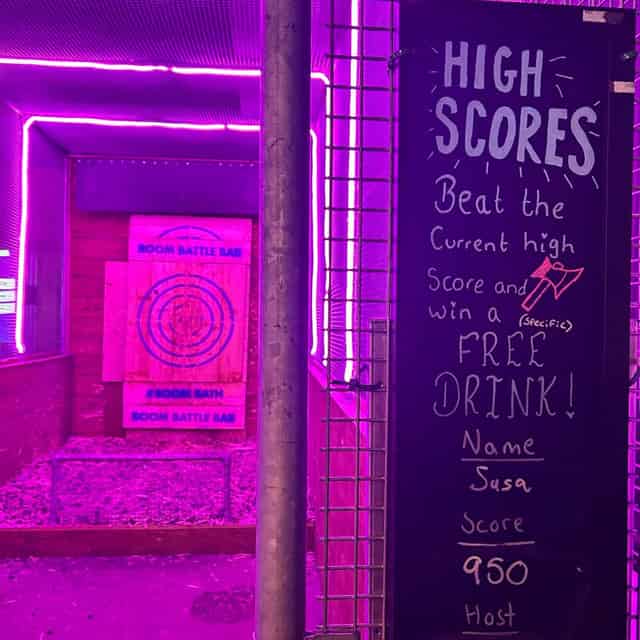 Axe Throwing Lanes