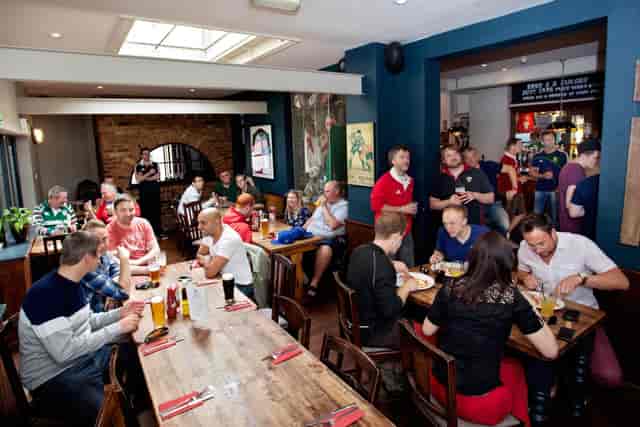 Casual pub venue for post-conference mixers and social team-building events.