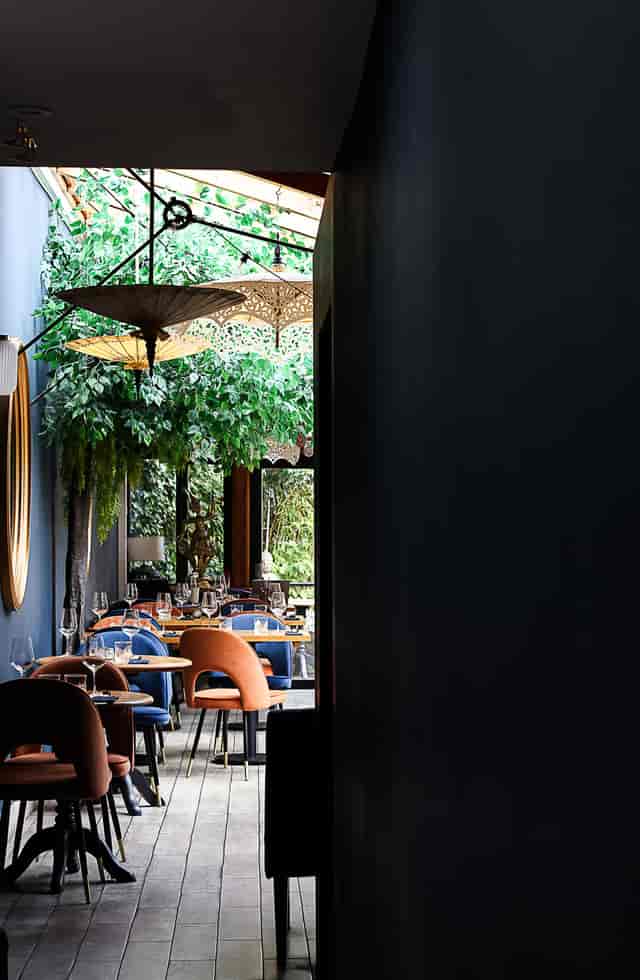 Thai Restaurant at The Elephant Inn: elegant dining space for corporate dinners and VIP events.