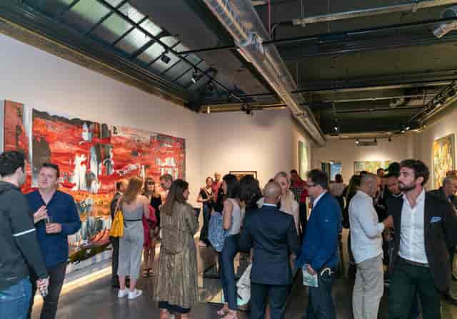 Main Gallery at The Unit LDN: Industrial-chic event space for professional networking receptions.