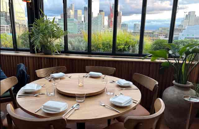 Llama Inn London rooftop bar with biophilic design for exclusive board dinners and networking events.
