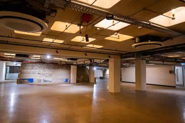 Industrial FUSEBOX Kingston venue, raw exposed architecture for high-end corporate events.