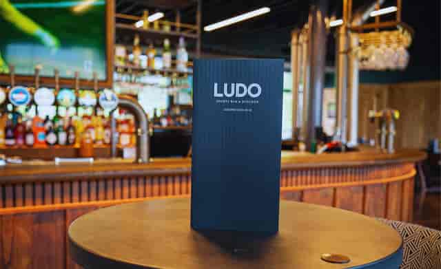 Ludo Bar Bath venue for corporate networking and social mixer events with high-top tables.