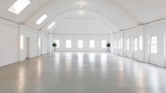 St Richard's Church Centre hall with high ceilings for corporate events and product launches.