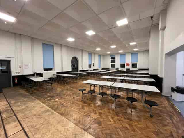 Main Hall at Christchurch Community Centre, set for workshops and casual community events.