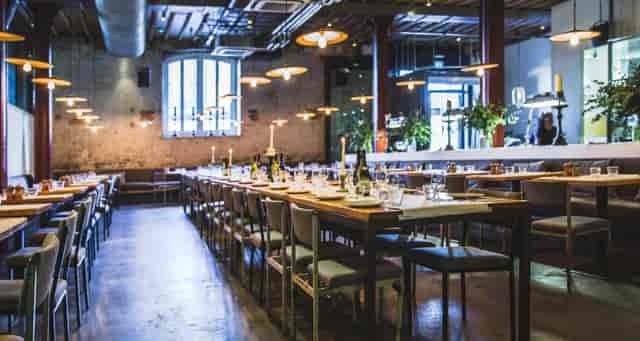The Stables at Riding House Café: industrial-chic corporate dinner or networking venue.