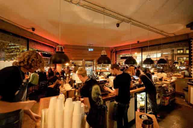 Industrial-chic Grind Shoreditch venue for networking mixers and brand activations.